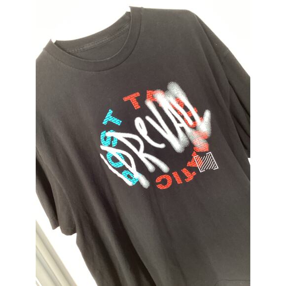 Men's I Prevail Post Traumatic T-Shirt Graphic Logo Hip Hop Punk Grunge Black - Picture 2 of 8